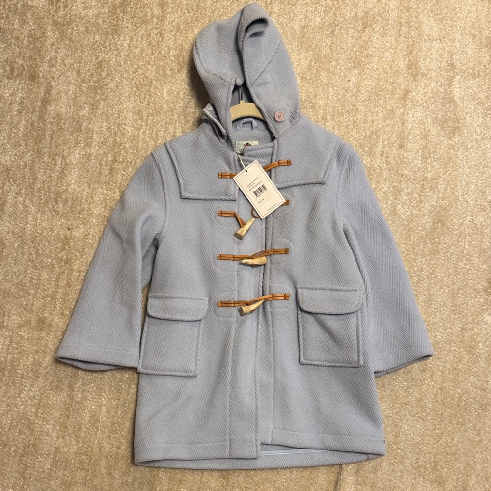 Papo d'Anjo Light Blue Kids Coat